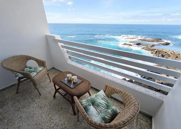 Apartment Looking At The Ocean Sunset